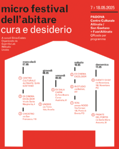 Locandina generale Micro Festival dell'Abitare 2025