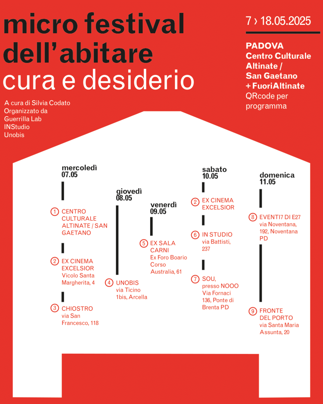 Locandina generale Micro Festival dell'Abitare 2025