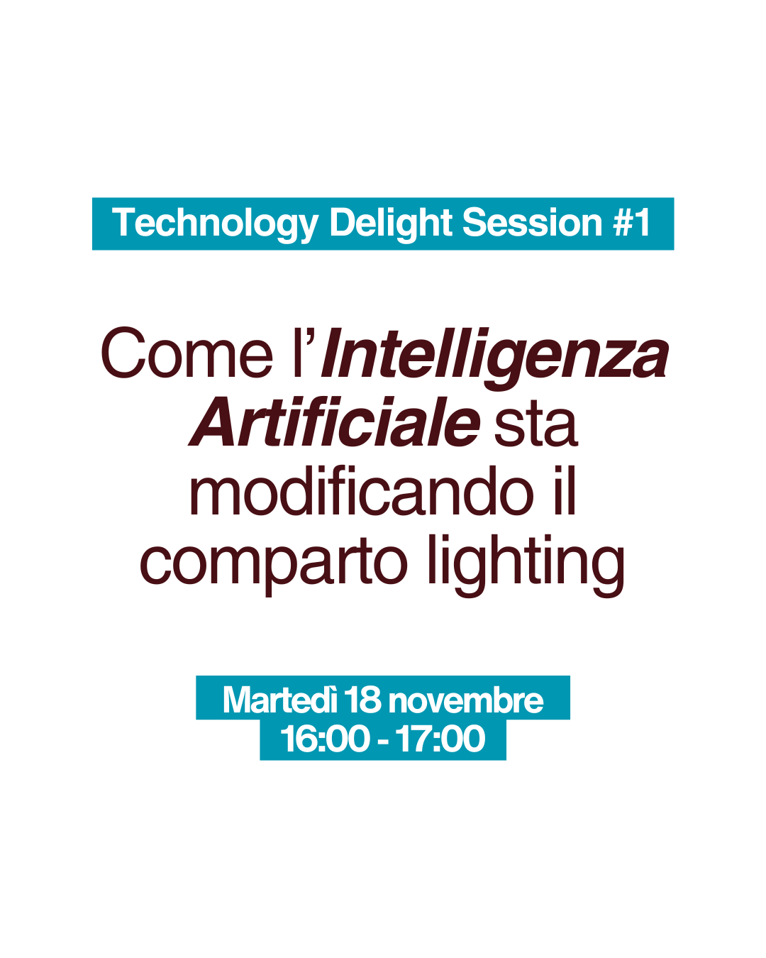 Come l’Intelligenza Artificiale sta modificando il comparto lighting